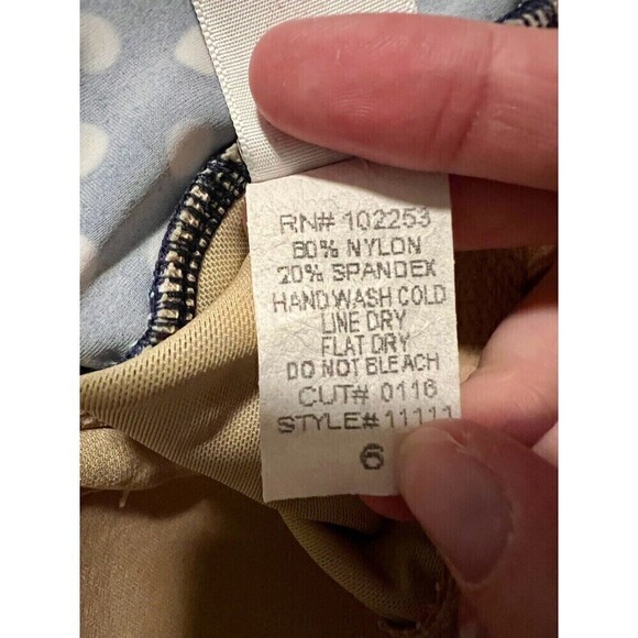 Girlhowdy Sandy Frock Polka Dot Halter Style 1pc Swimsuit Size 6 Girl Howdy - Picture 6 of 6